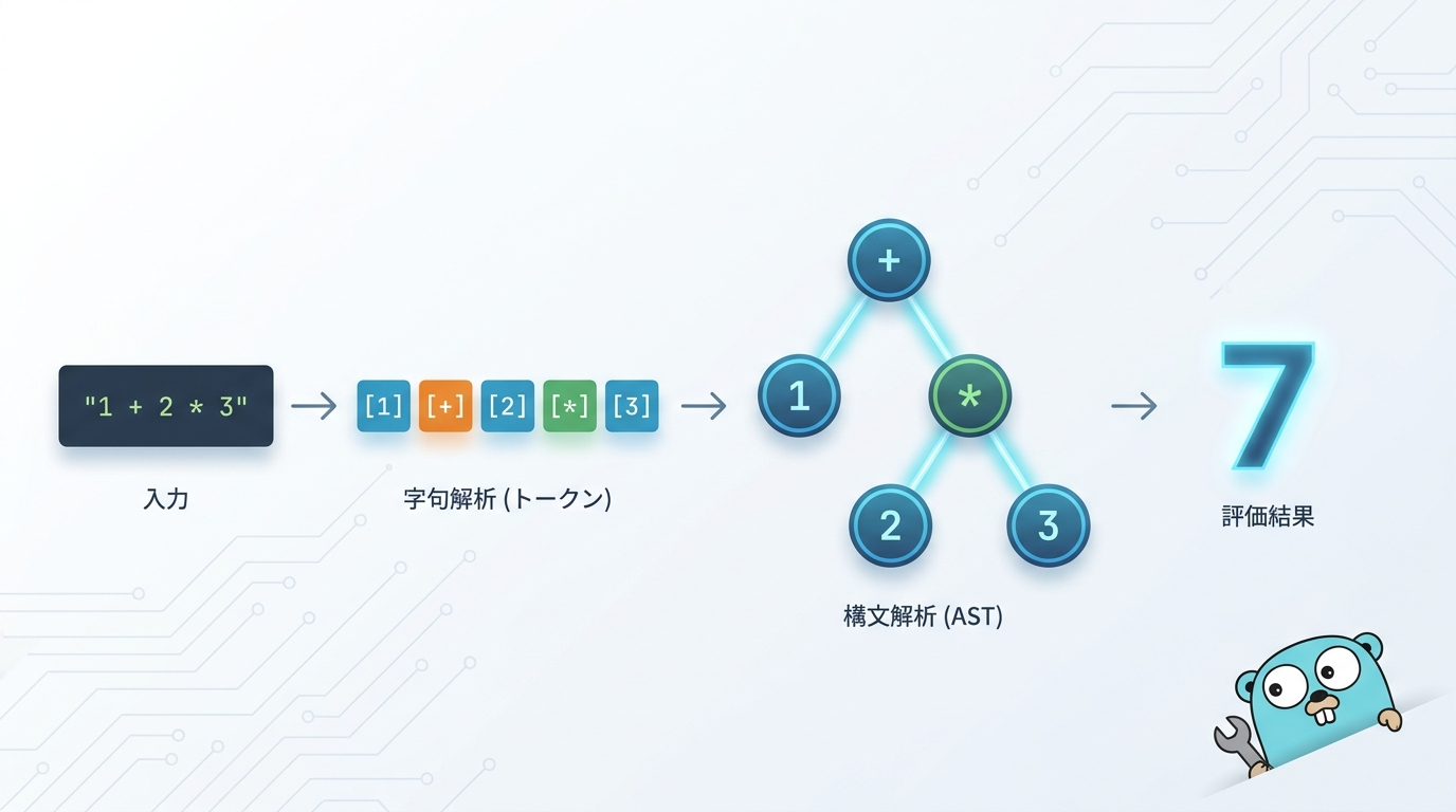 Goで数式パーサーを作る：構文解析とASTの仕組み