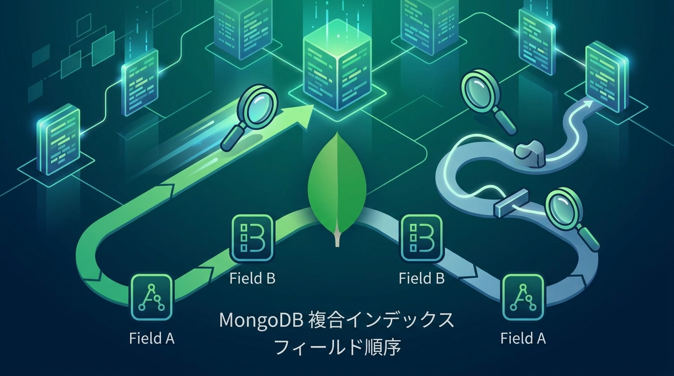 MongoDBの複合インデックスはフィールドの順序で何が変わるのか